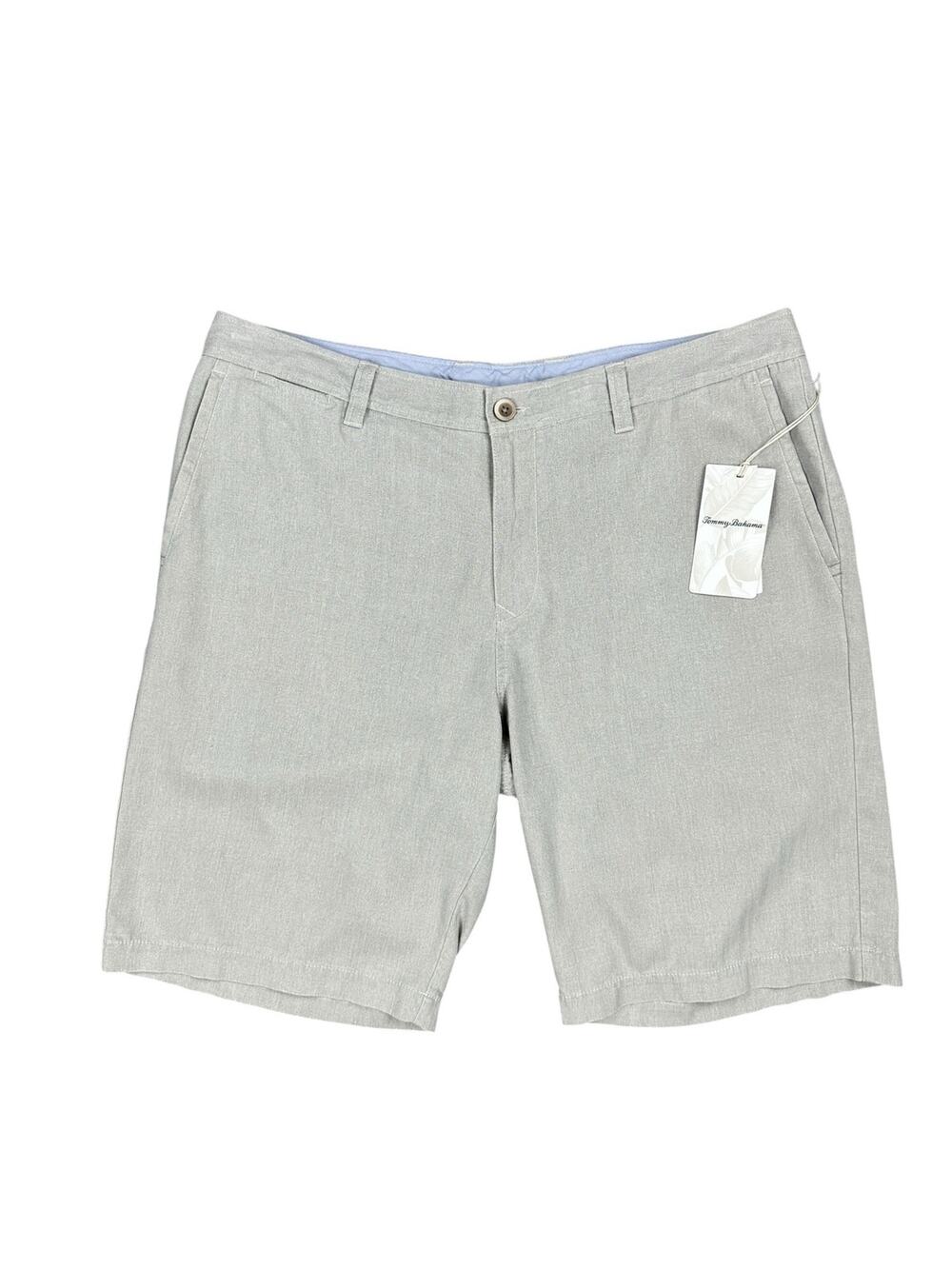 Tommy Bahama Havana Herringbone 10.5" Silk Blend Shorts Khaki Sands NWT —  36